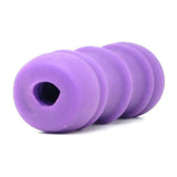 Mood Pleaser Thick Ribbed Masturbator in Purple