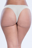 Bridal Crotchless Pearl Thong with Venise Detail in OS