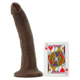 King Cock 7" Dildo in Brown