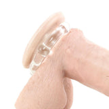 Glass Cock Ring 40mm in Clear
