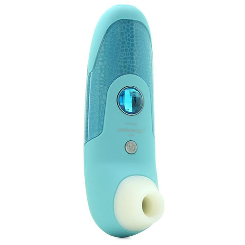 Womanizer Clitoral Stimulator in Blue/Croc