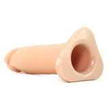 9 Inch Silicone Hollow Extension in Flesh