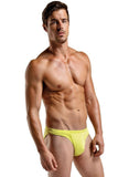 Bright Yellow Silk Men's Brief in S