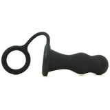Renegade Pop & Lock Rambo Plug with Cock Ring in Black