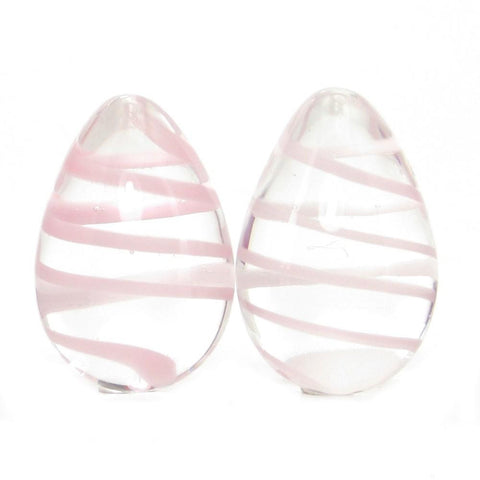 Crystal Premium Glass Eggs in Clear