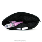Decor Stashe Pillow in Velvish Black