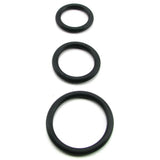 Rubber Cock Rings 3 Piece Set