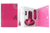 WB1 Wireless Butterfly Strap-On Vibe in Neon Pink