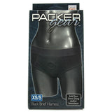 Packer Gear Black Brief Harness in XS/S