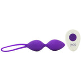 Pear Remote Vibrating Kegel Balls in Into You Indigo