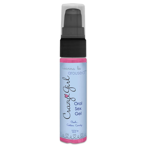 Crazy Girl Oral Sex Gel 2oz/59ml in Cotton Candy