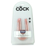 King Cock Small Double Trouble Dildo in Flesh