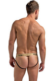 Classic Black Silk Jock Strap in S/M
