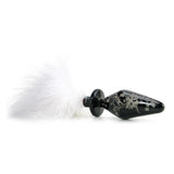 Bunny Tail Glass Plug in Small