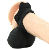 Rock Hard Ball Banger Silicone Ring in Black