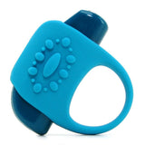 Halo Vibrating Cock Ring in Robins Egg Blue