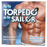 Pin the Torpedo on The Sailor Party Game