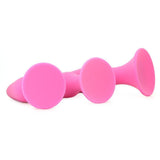Sliders Silicone Anal Trainer Kit in Pink
