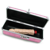 Lockable Small Vibrator Case in Pink