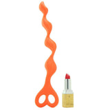 Bum Buddies Silicone Swirl Anal Beads in Orange