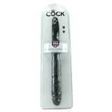 King Cock 16" Tapered Double Dildo in Black