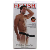 Fetish Fantasy 8 Inch Hollow Strap On in Black