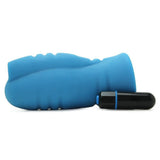 UR3 Vibrating Thick Ribs Stroker in Blue