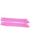 Long Fishnet Gloves in Neon Pink