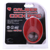 Caliber Vibrating Silicone Cock Ring