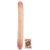 16" Thick Double Dildo in Flesh
