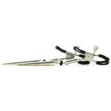 Silver Spears Nipple Clips