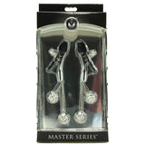 Ornament Nipple Clamps with Jewel Accents