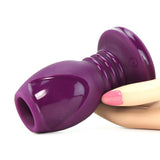 Platinum Silicone The Stretch Medium Tunnel Plug in Purple