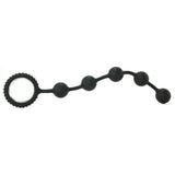 Sinful Silicone Anal Beads in Black