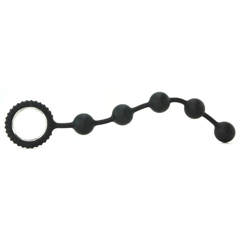 Sinful Silicone Anal Beads in Black