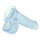 Crystal Jellies 6 Inch Ballsy Cock in Clear