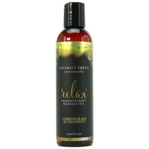 Relax Lemongrass & Coconut Massage Oil in 4oz/120ml