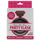 Girl's Best Friend Diamond Party Flask