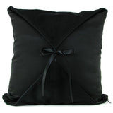 Decor Stashe Pillow in Velvish Black