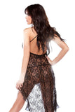 Asymmetrical Lace Dress & G-String in OS