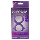 Infinity Silicone Cock Ring in Purple