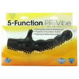 5 Function P.E. Prostate Massager Vibe in Black