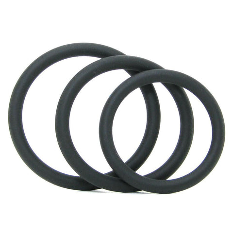 Optimale Thin 3 C-Ring Set in Black