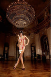 Criss Cross Lace Teddy Red in OS