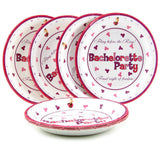 Bachelorette Party Plates 10 Pack in 10 Inches