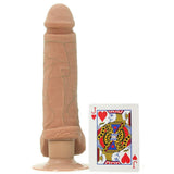 The Realistic 8 Inch Vibrating UR3 Cock in Brown