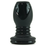 Platinum Silicone The Stretch Medium Tunnel Plug in Black