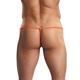 Orange Euro Male Pouch G-String in L/XL