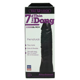 CodeBlack 7 Inch Thin Vac-U-Lock Dildo