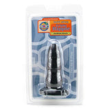 Triple Ripple Medium Butt Plug in Black